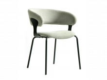 Стілець M-239 попільний + чорний