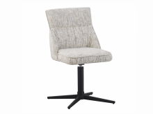 Стілець поворотний R-170 срібний + чорний