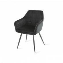 Cтілець DONNA чорний каркас/чорний