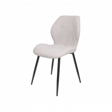 Стілець CHIP Чорний каркас / Беж тк.