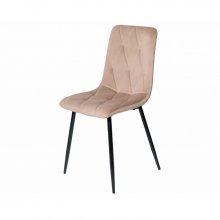 Стілець кухонний COREY чорний каркас/беж