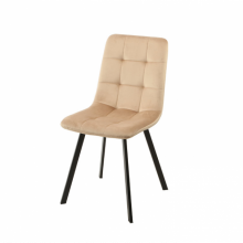 Стілець кухонний EARI чорний каркас / беж