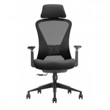Крісло офісне MAGNUS LUX чорна тканина/чорний каркас