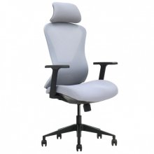 Крісло офісне MAGNUS сіра тканина/чорний каркас