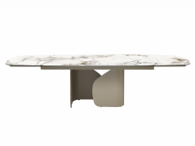 Керамічний стіл Крістіано TML-1300 аврора голд + бежевий