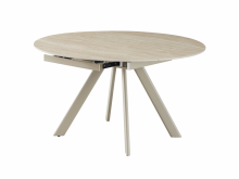 Керамічний стіл Сієна TML-1240 римський траветрін + капучино