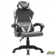 Крісло геймерське VR Racer Dexter Lambert сірий/білий Код товару: 555396