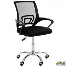 Крісло Web Home хром, тканина чорна/сітка чорна Код товару: 553964