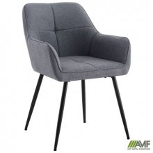 Крісло Ariel чорний/тканина темно-сіра Код товару: 555430