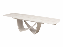 Керамический стол Беатриче TML-994 грей травертин + бежевый