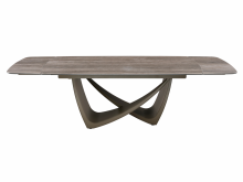 Керамический стол Беатриче TML-994 неро зебрано + коричневый