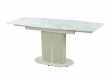 Керамический стол Комо TML-1306 статуарио анго + бежевый