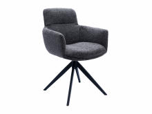 Стілець поворотний R-185 антрацит + чорний