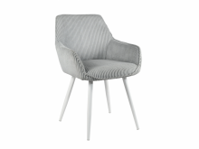 Стілець M-240 сивий + білий