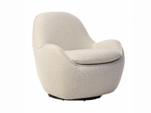 Поворотне крісло "Каллісто" айворі