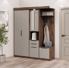 Передпокій Силует 2 Світ Меблів колір дуб ліворно/тоффі