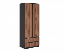 Фріда Шафа Світ Меблів колір чорний/ дуб ліворно
розмір 800 х 2105 х 520