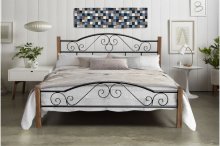 Ліжко Регіна Вуд (Чорний)