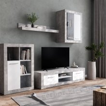 ШАКІРА Вітальня БРВ (ВМК) бетон / німфеа альба