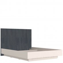 МОНАКО Ліжко LOZ160 (каркас) Гербор колір: кашемір / елегантний сірий софт тач