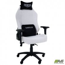 Крісло геймерське VR Racer Textile Darrius сірий Код товару: 555571