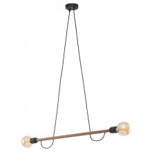 TK-Lighting HELIX WOOD ORZECH LAMPA WISZACA 2 P код  4948
