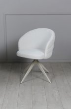 Крісло  Денс колір молочний, ноги крем
розмір    490*595*795   см