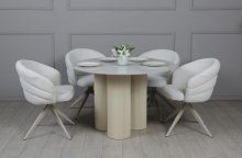 Ажур стіл кераміка  білий глянець
розмір      d1100*750  