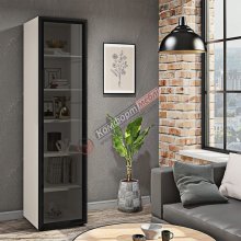 Пенал Flex 400 мм Скло Графіт для документів