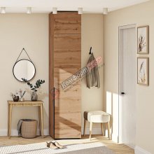 Пенал Flex 50 см ДСП фасад Дуб золотий в прихожу
Розміри:
Ширина - 500 мм
Висота - 2070 мм (2500 мм з антресоллю)
Глибина - 570 мм
Матеріал корпуса - ДСП, по краю обклеєний крайкою ПВХ.
Матеріал фасада - ДСП, по краю обклеєний крайкою ПВХ.