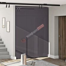 Вбудована шафа Flex 1.5 м з фарбованого МДФ Графіт світлий
Розміри:
Ширина - 1500 мм
Висота - 2070 мм (2500мм з антресолями)
Глибина - 570 мм
Матеріал корпуса - ДСП, по краю обклеєний крайкою ПВХ.
Матеріал фасада - фарбований МДФ 16 мм з інтег