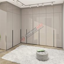 Кутова шафа Flex з ДСП фасадами Кашемір в коридор
Розміри:
Ширина - 3000 мм
Висота - 2070 мм (2500 мм з антресоллю)
Глибина - 570 мм
Матеріал корпуса - ДСП, по краю обклеєний крайкою ПВХ.
Матеріал фасада - фарбований з ДСП 16 мм покритий висок