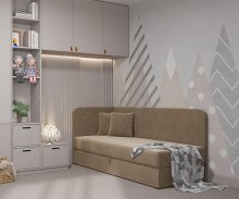 Ліжко кутове Midas/Мідас
Розмір габаритний, мм 2045x843x927
Розмір спального місця, мм 2000x800