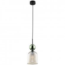 TK-Lighting SOPHIA GREEN COGNAC 1XE14 11146
