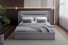 Ліжко м'яке 1600*2000 Віолла, сірий