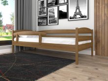 Односпальне ліжко з натурального дерева "ЛК-12" ТИС  бук 80х190