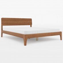 Ліжко двоспальне Джулія 1 ТИС матеріал бук розмір 160х200