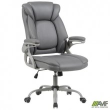 Крісло керівника West тканина сіра Код товару: 555727