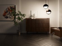 ADEMO Комод широкий з ящиками REG 3 колрі горіх
розмір 150/92/41 cm