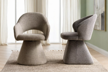 Riku Noelle Крісло поворотне колір бежевий код RIKUNOBE