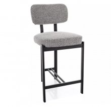 Стілець барний Misaki H-2 Signal сірий/чорний Артикул: MISAKIH2CBE