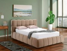 Ліжко Parma 160х200 Velvet Signal темно-бежевий Артикул: PARMAV160CBE40