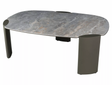 Adoro A Ceramic Стіл журнальний кераміка  колір сірий розмір 118х75 см код ADOROASZMI118
