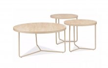 Набір журнальних столів Demeter Signal бежевий мат/кашемір Артикул: DEMETERBC