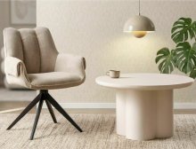 Стіл журнальний Rosalia Signal екрю Артикул: ROSALIAECFI80