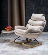 Крісло-гойдалка GIORGIO HALMAR бежевий