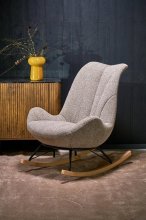 Крісло-гойдалка LUIS HALMAR світло-бежевий