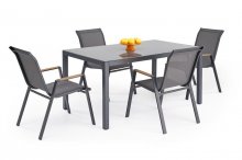 Стол садовый HOVER HALMAR серый/антрацит