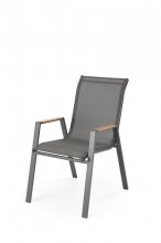 Стілець садовий HOVER HALMAR сірий/антрацит