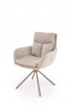 Крісло поворотне K495 CS Halmar бежевий/кашемір
